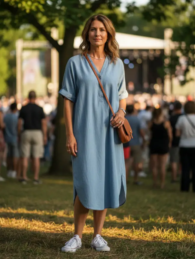 Summer Concert Outfit Ideas for Women Over 40