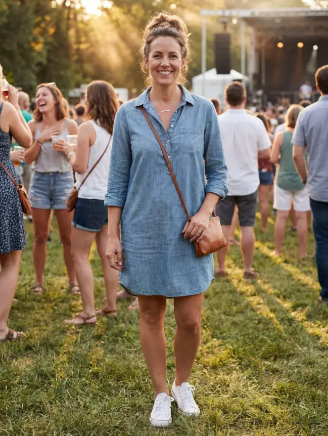 Summer Concert Outfit Ideas for Women Over 40