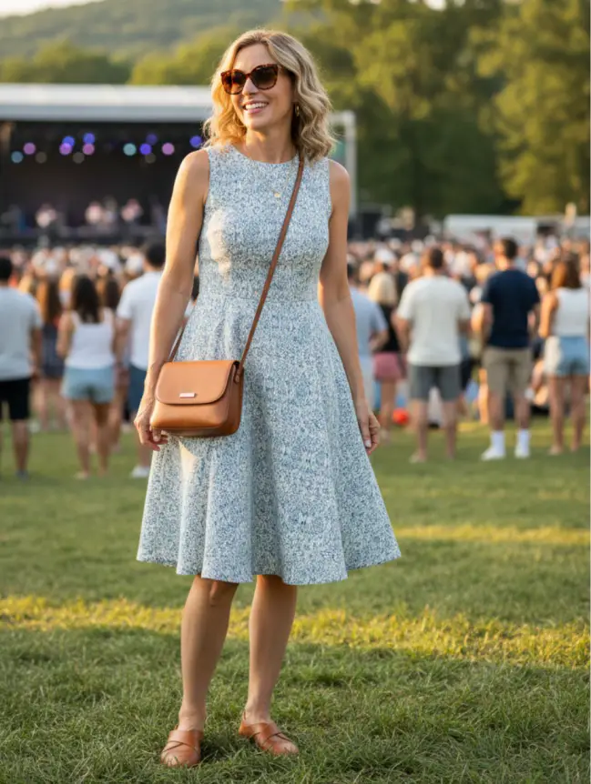 Summer Concert Outfit Ideas for Women Over 40
