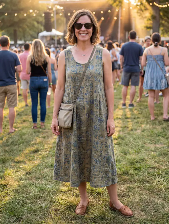 Summer Concert Outfit Ideas for Women Over 40