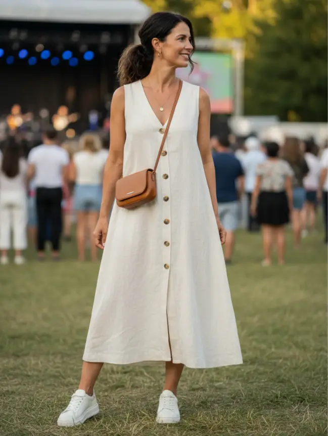 Summer Concert Outfit Ideas for Women Over 40