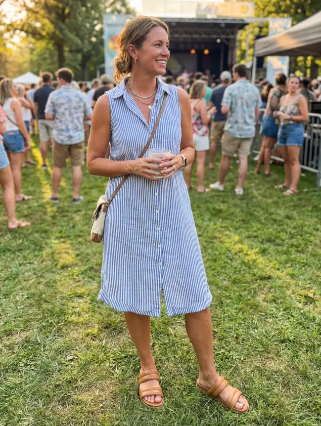 Summer Concert Outfit Ideas for Women Over 40
