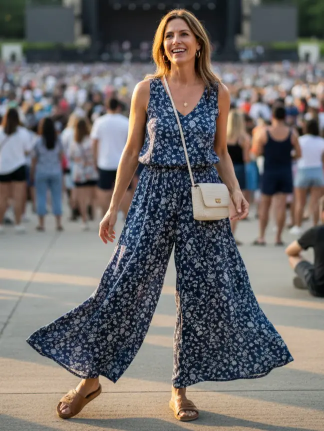 Summer Concert Outfit Ideas for Women Over 40