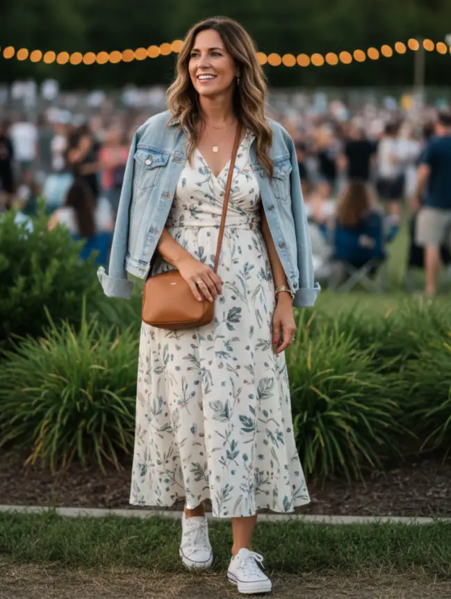 Summer Concert Outfit Ideas for Women Over 40