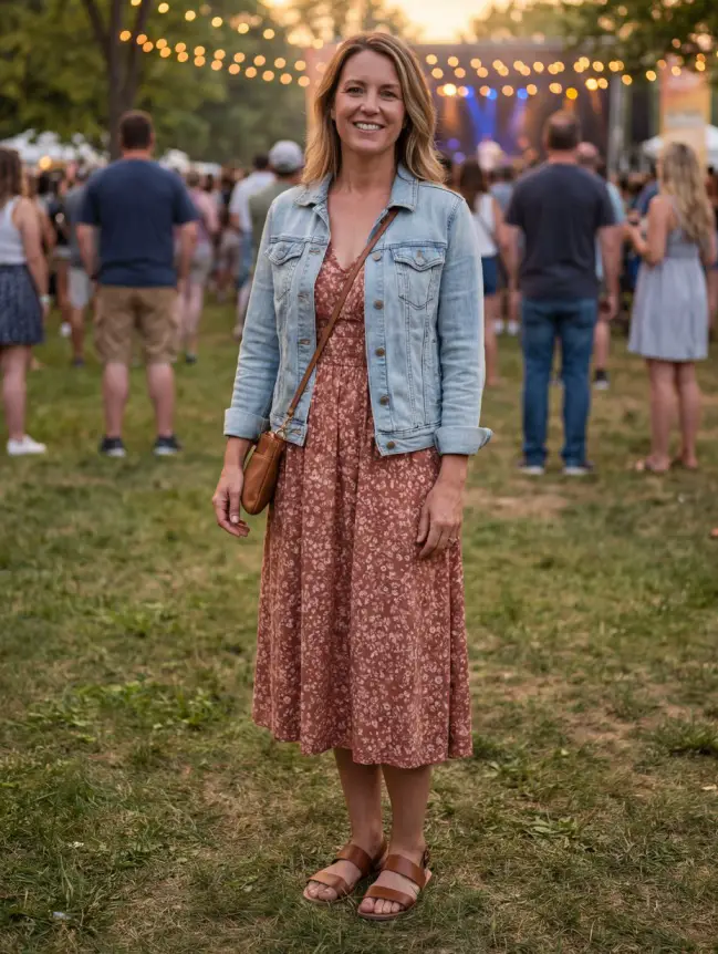 Summer Concert Outfit Ideas for Women Over 40