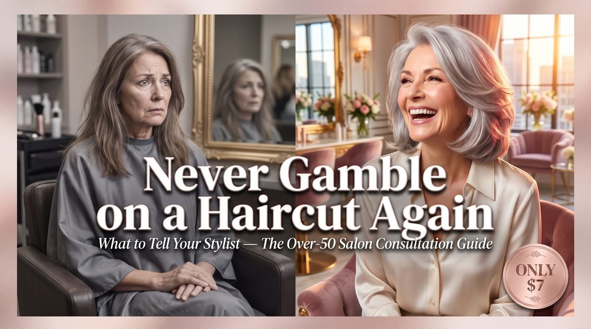 What to Tell Your Stylist - The Over-50 Salon Consultation Guide - Never gamble on a haircut again