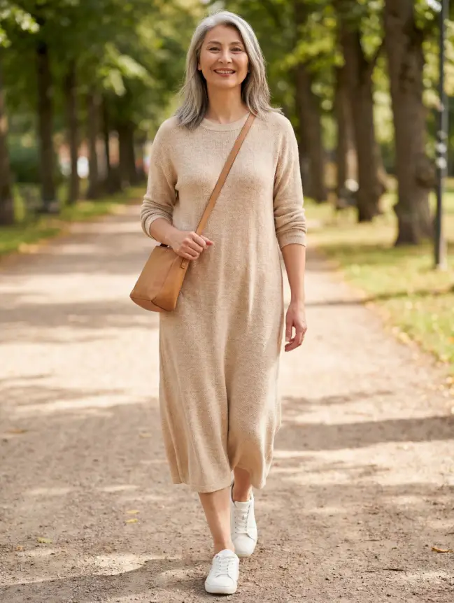 Summer Midi Dress Styles for Women Over 50