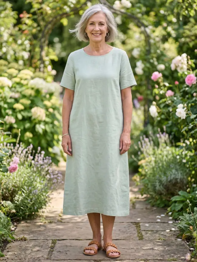 casual cotton summer dresses for women over 60