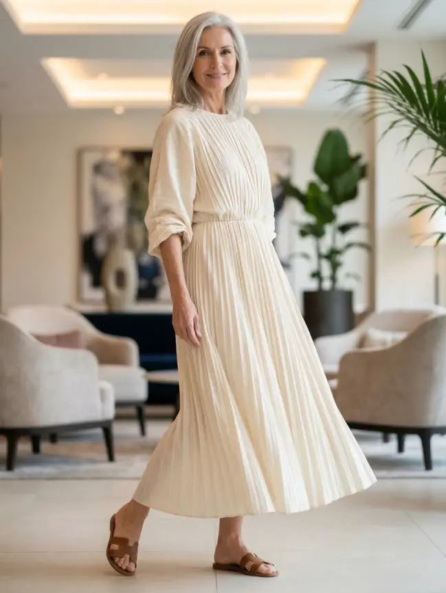 casual cotton summer dresses for women over 60