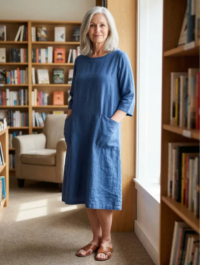 casual cotton summer dresses for women over 60