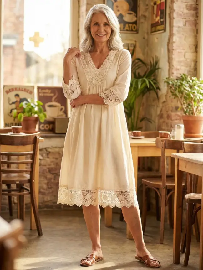 casual cotton summer dresses for women over 60