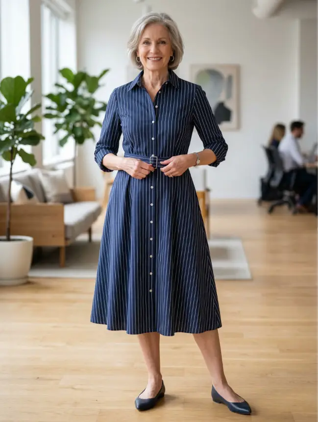 casual cotton summer dresses for women over 60