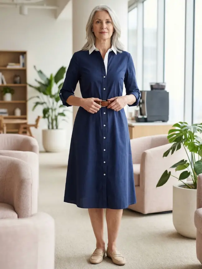 casual cotton summer dresses for women over 60