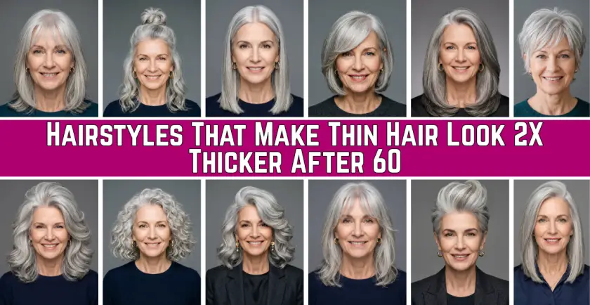 Hairstyles That Make Thin Hair Look 2X Thicker After 60