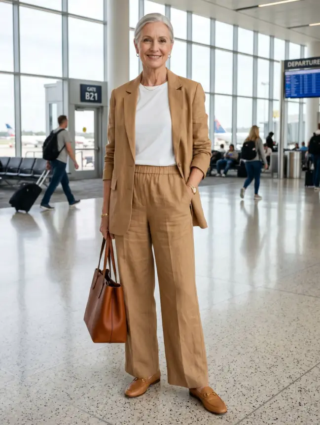 summer travel outfits for women over 60