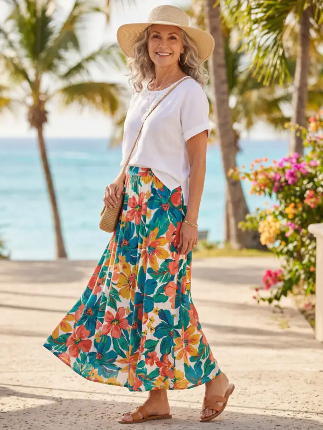 summer travel outfits for women over 60