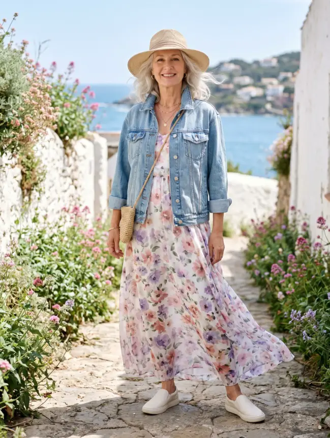 summer travel outfits for women over 60