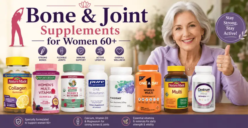 Bone Joint Supplements for Women 60+