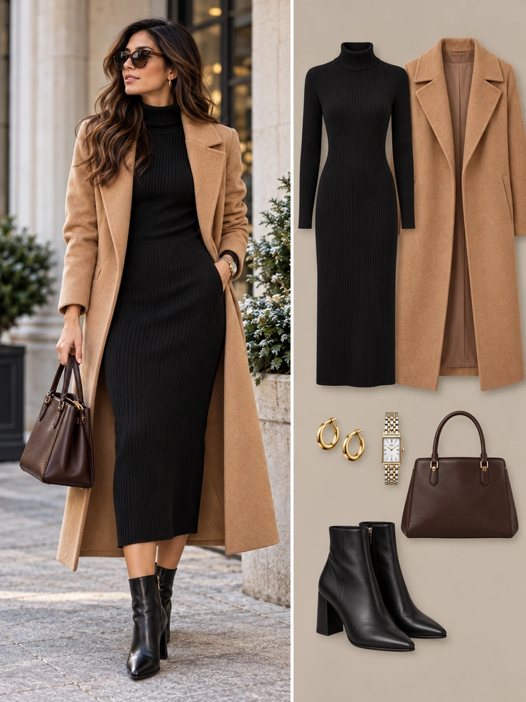 45 Winter Business Casual Dresses for Women That Look Polished and Chic - image 01