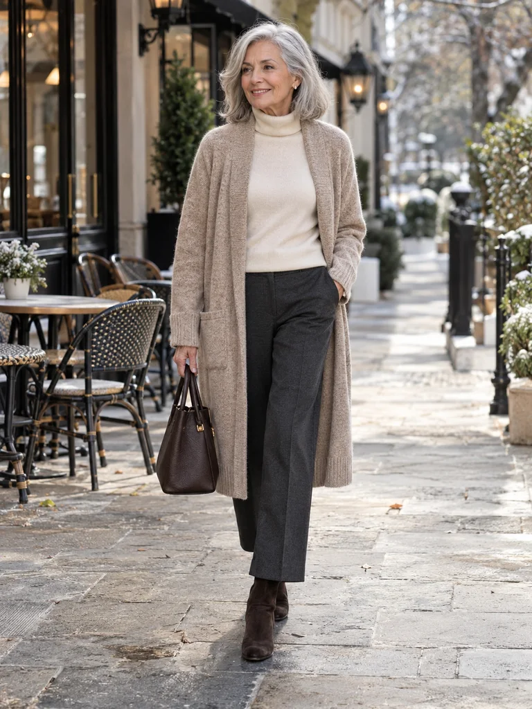 45 Flattering Winter Outfits for Women Over 70 - image 02