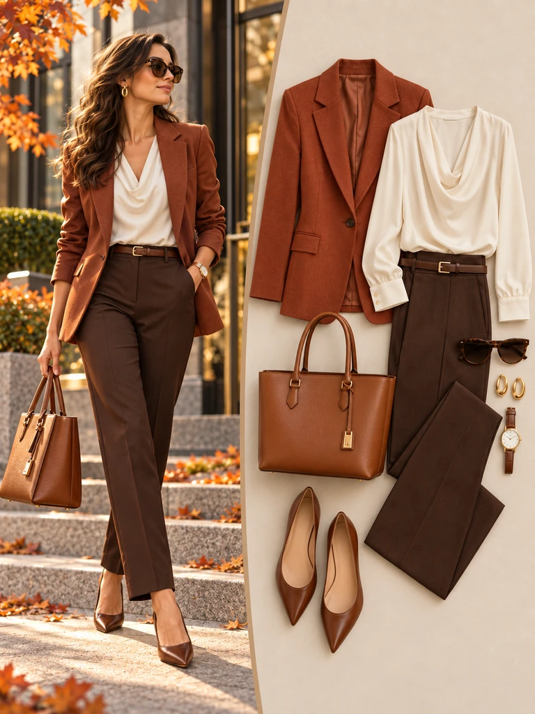 45 Chic Casual Fall Business Outfits for an Effortlessly Polished Work Look - image 02