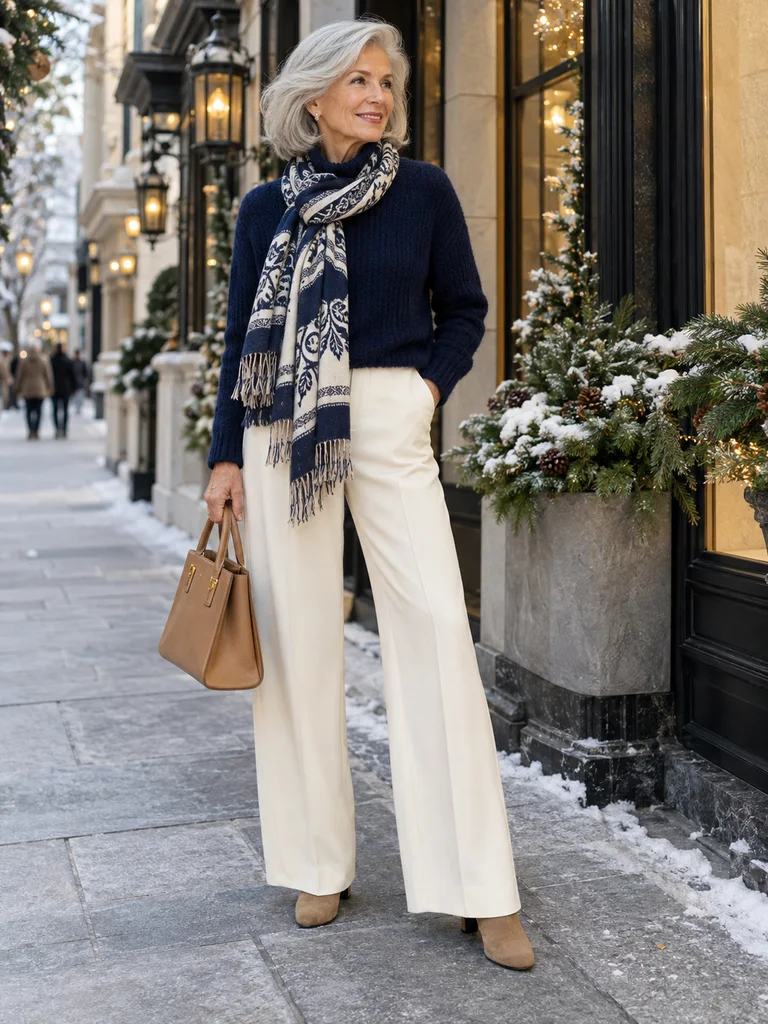 45 Flattering Winter Outfits for Women Over 70 - image 03
