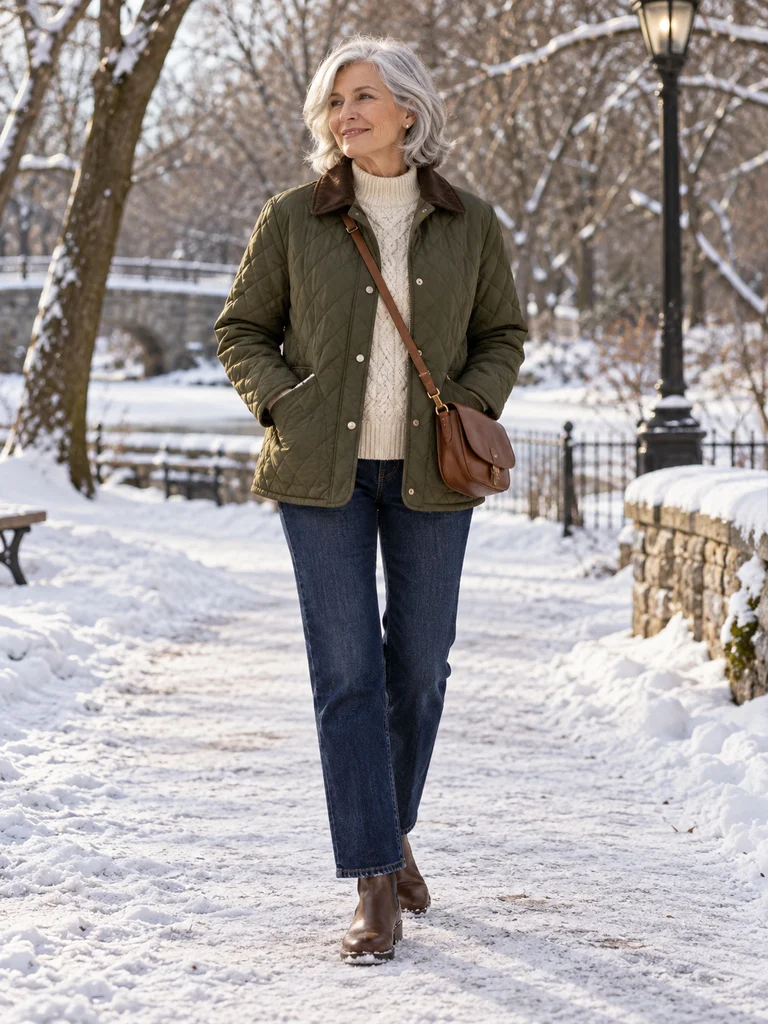 45 Flattering Winter Outfits for Women Over 70 - image 04