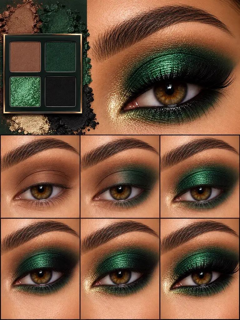 23 Eye Makeup Ideas for Christmas That Look Festive, Elegant, and Gorgeous - image 04