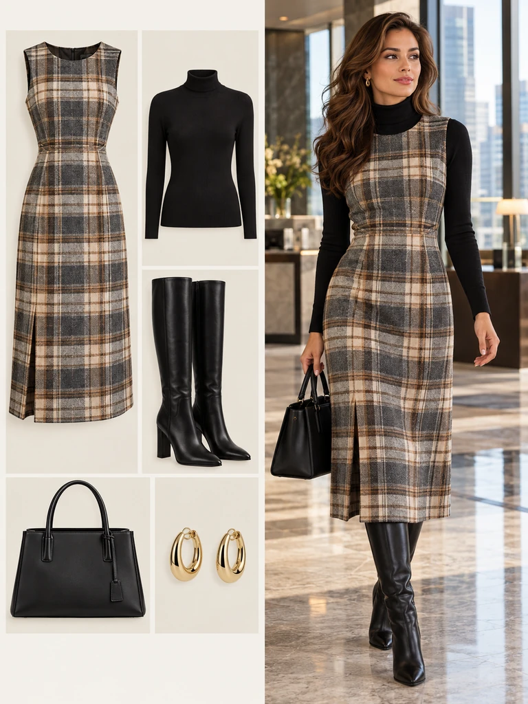45 Winter Business Casual Dresses for Women That Look Polished and Chic - image 06