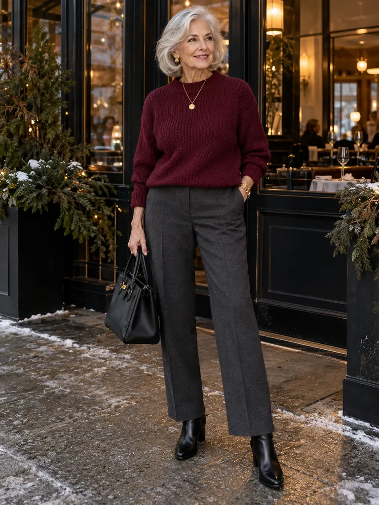 45 Flattering Winter Outfits for Women Over 70 - image 06