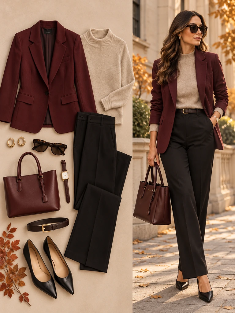 45 Chic Casual Fall Business Outfits for an Effortlessly Polished Work Look - image 06