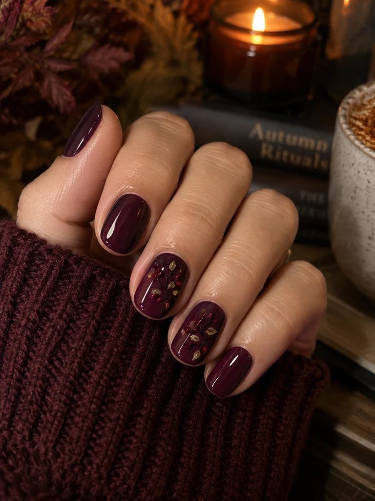 45 Cute Fall Nail Design Ideas for Short Nails You’ll Want to Try - image 06