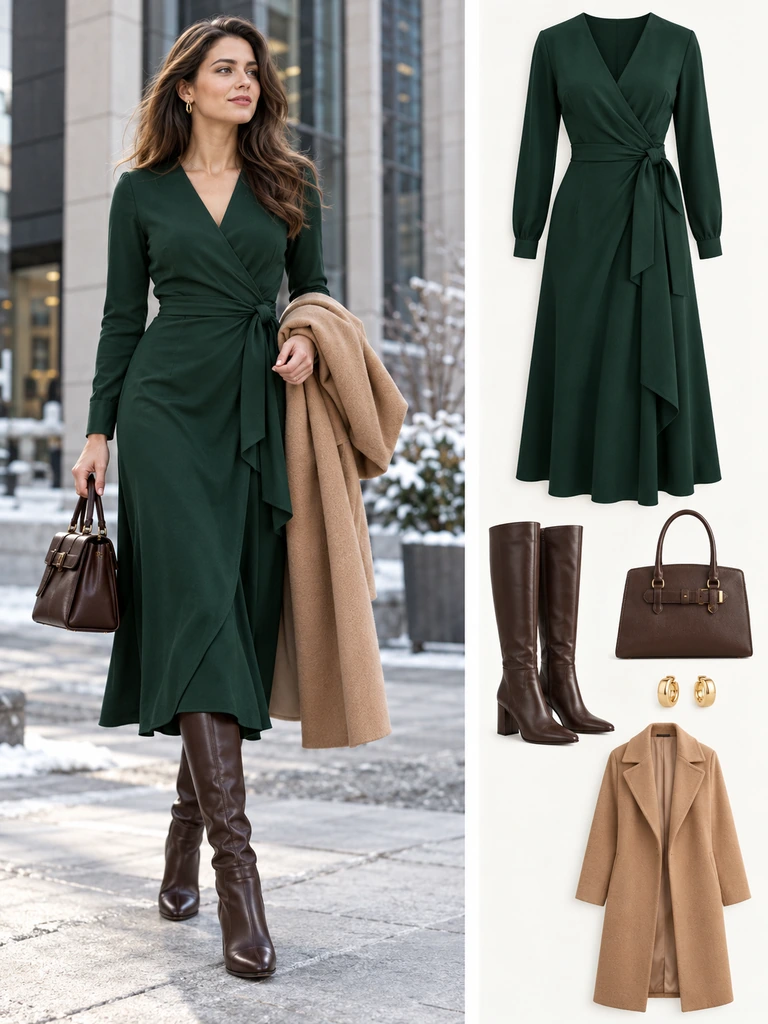 45 Winter Business Casual Dresses for Women That Look Polished and Chic - image 07