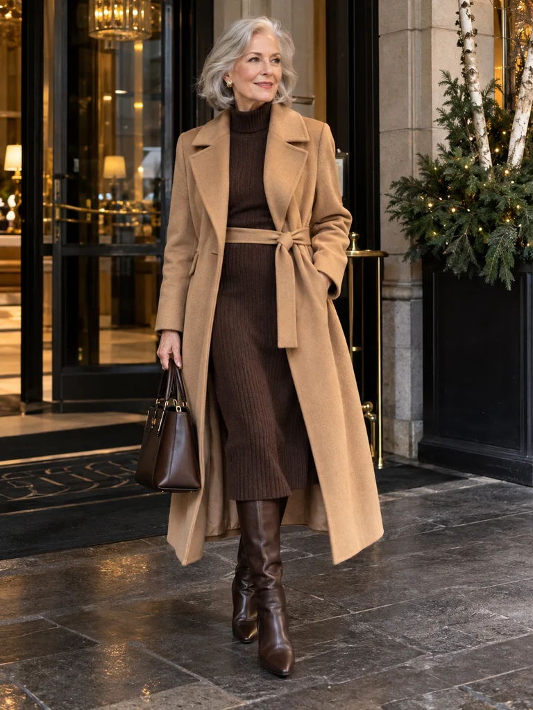 45 Flattering Winter Outfits for Women Over 70 - image 07