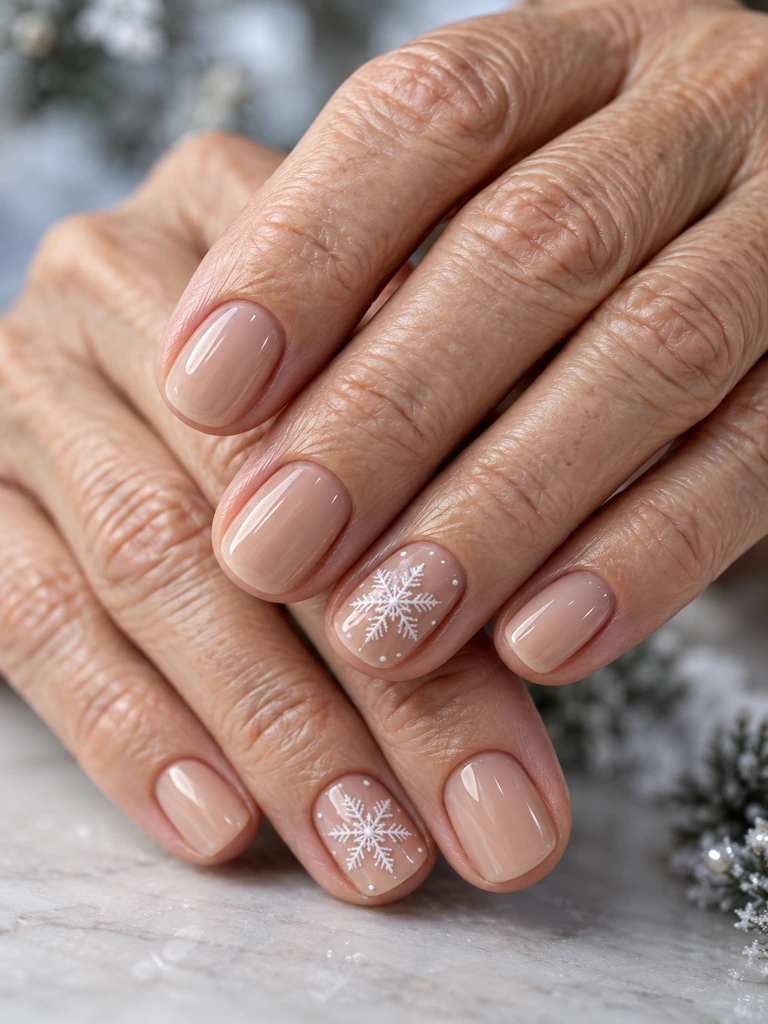45 Classy Christmas Nail Design Ideas for Women Over 70 for a Festive Look - image 07