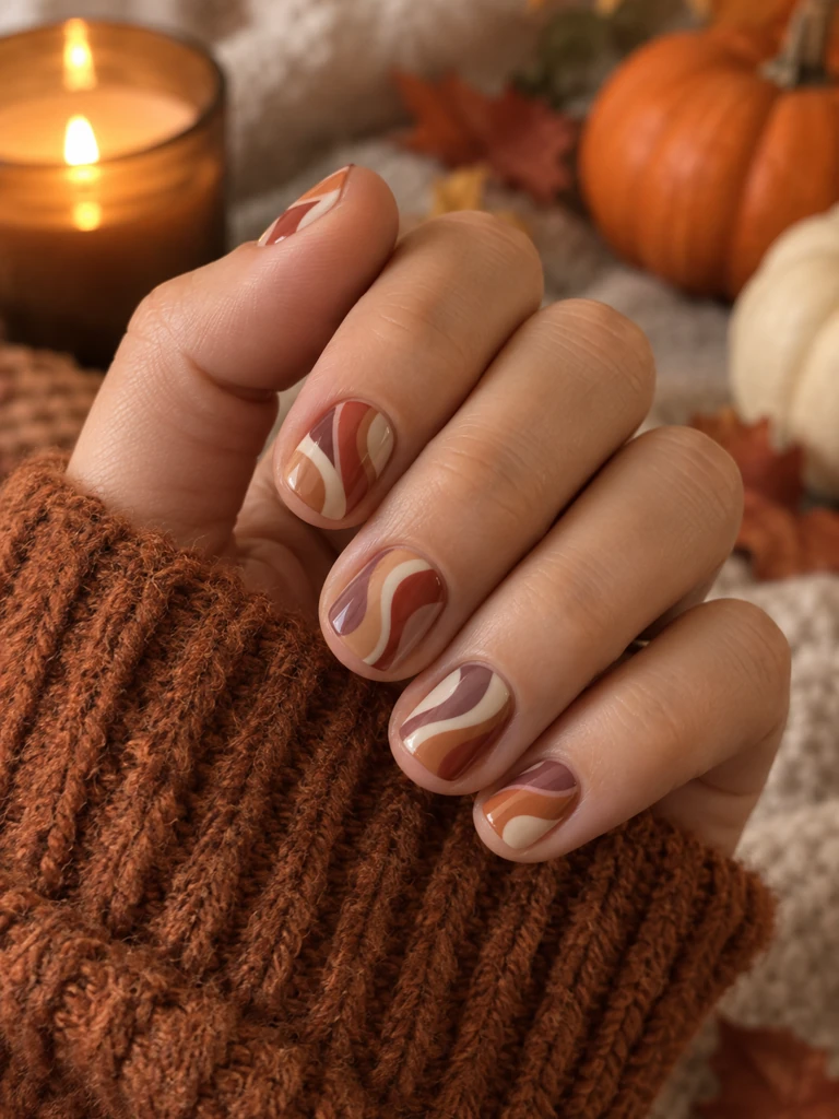 45 Cute Fall Nail Design Ideas for Short Nails You’ll Want to Try - image 07