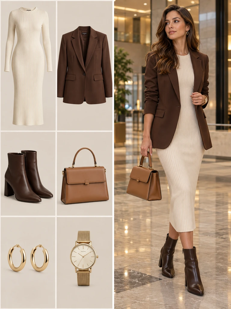 45 Winter Business Casual Dresses for Women That Look Polished and Chic - image 08