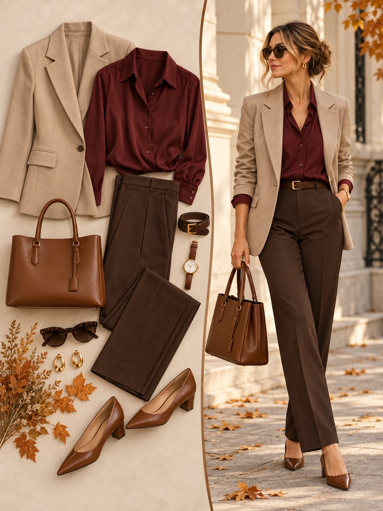 45 Chic Casual Fall Business Outfits for an Effortlessly Polished Work Look - image 08