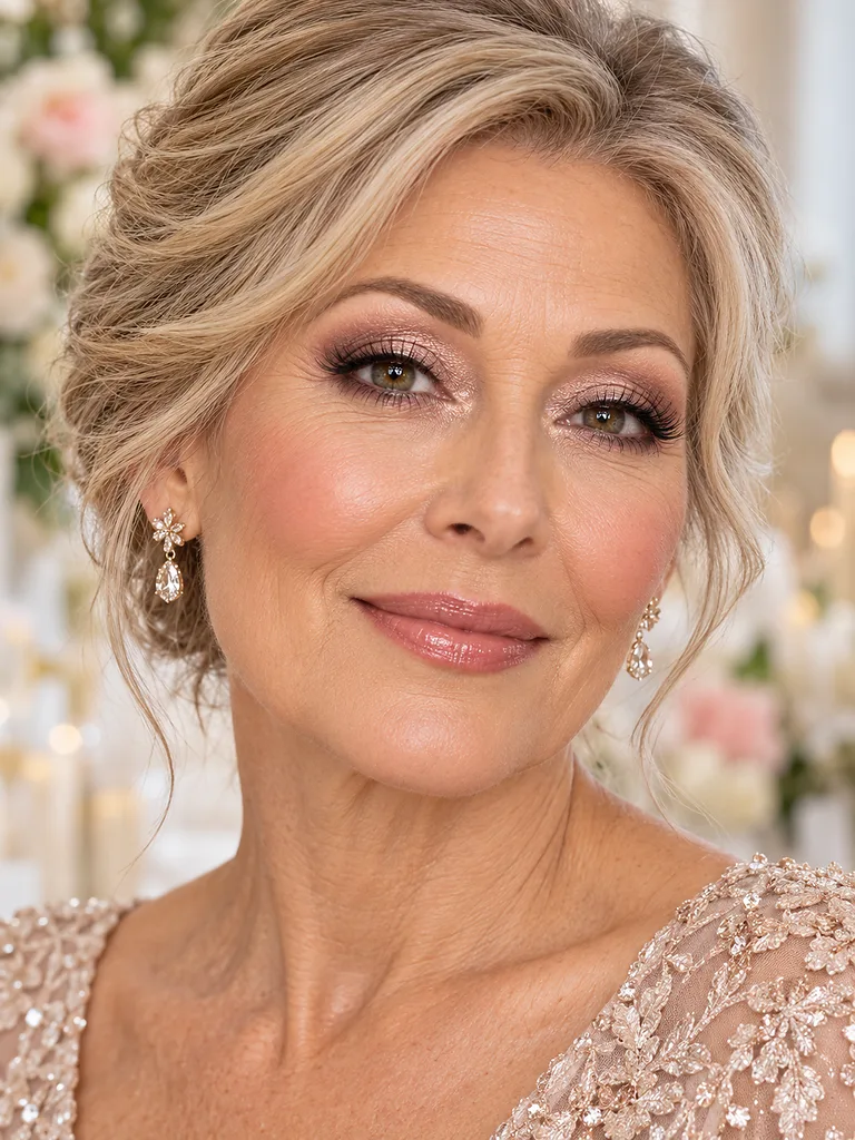 23 Beautiful Mother of the Bride Makeup Over 50 Looks That Photograph Well - image 09