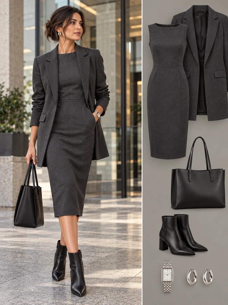 45 Winter Business Casual Dresses for Women That Look Polished and Chic - image 11