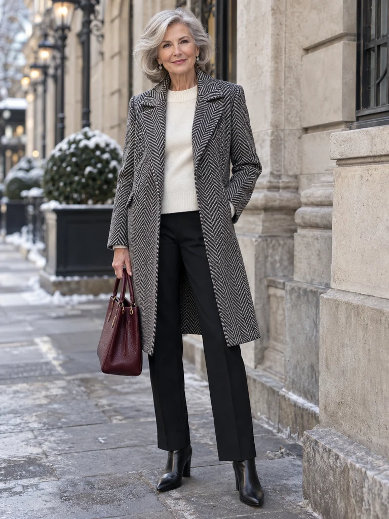 45 Flattering Winter Outfits for Women Over 70 - image 11