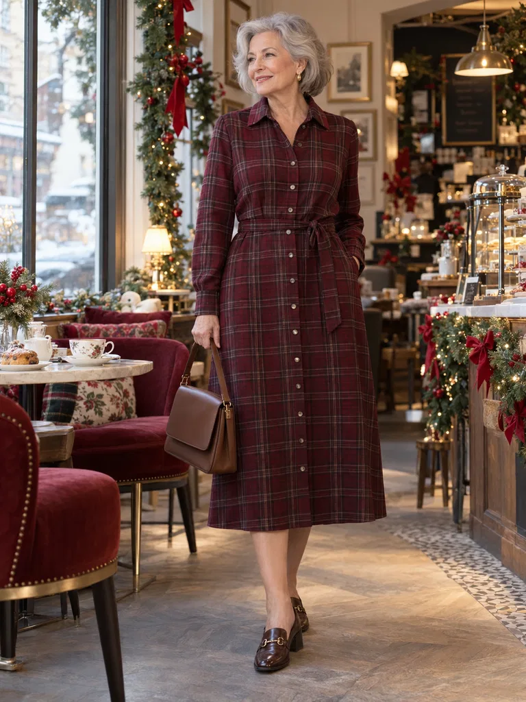 45 Christmas Tea Party Dresses for Women Over 70 - image 12