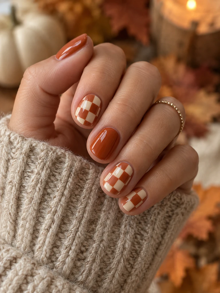 45 Cute Fall Nail Design Ideas for Short Nails You’ll Want to Try - image 12