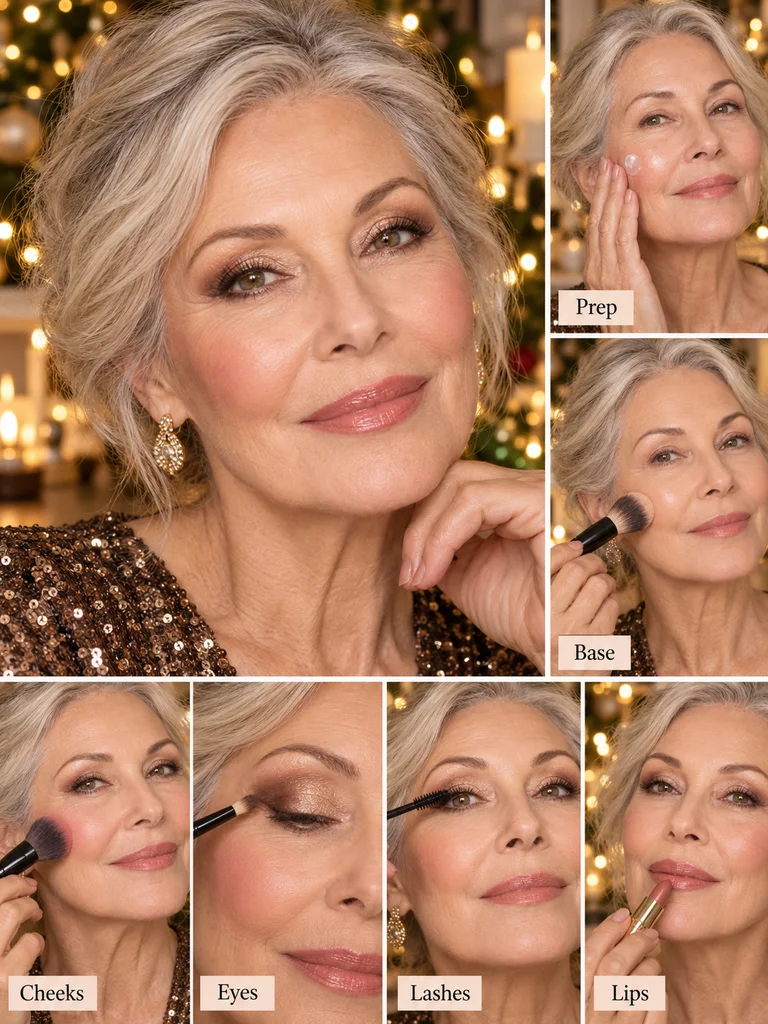 40 Christmas Makeup Ideas for Women Over 60 - image 13