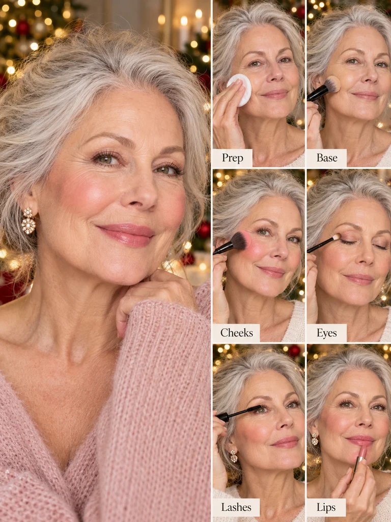 40 Christmas Makeup Ideas for Women Over 60 - image 14