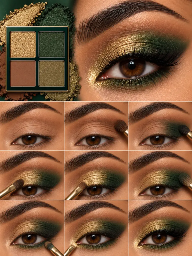 23 Eye Makeup Ideas for Christmas That Look Festive, Elegant, and Gorgeous - image 14