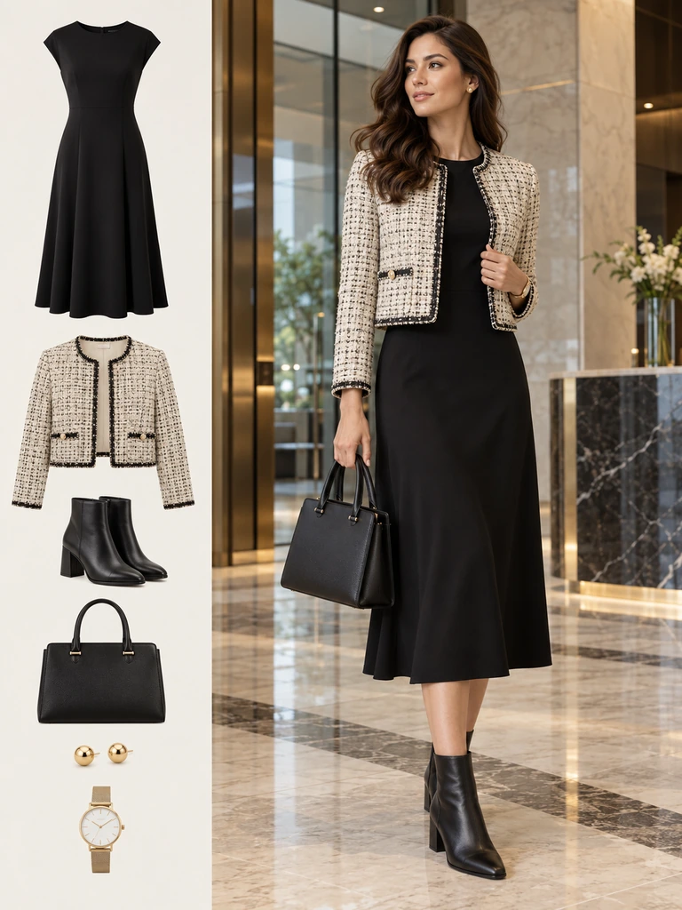 45 Winter Business Casual Dresses for Women That Look Polished and Chic - image 15