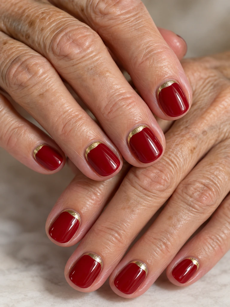 45 Classy Christmas Nail Design Ideas for Women Over 70 for a Festive Look - image 15
