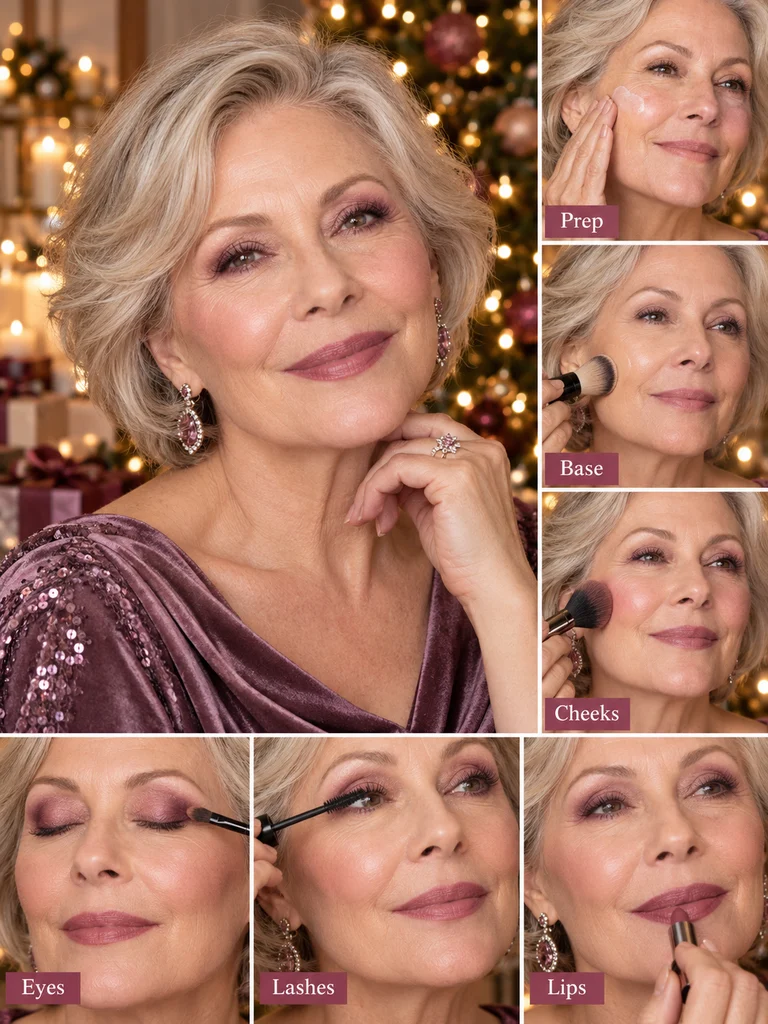 40 Christmas Makeup Ideas for Women Over 60 - image 16