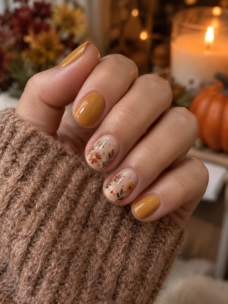 45 Cute Fall Nail Design Ideas for Short Nails You’ll Want to Try - image 16